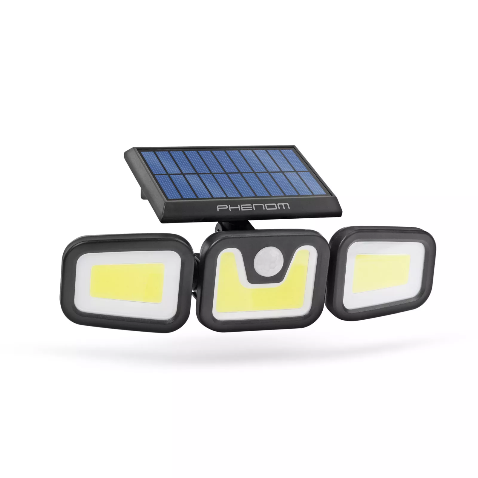 Proiectoare - Reflector solar 10W 600lm IP65 rotativ cu senzor de mișcare 3 LED-uri COB – IoElectronice.ro