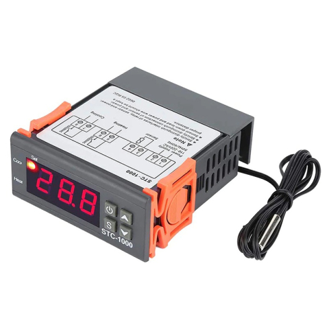 Timere-senzori - Regulator de temperatură termostat cu senzor NTC STC-1000 230V EUROKOMP – IoElectronice.ro