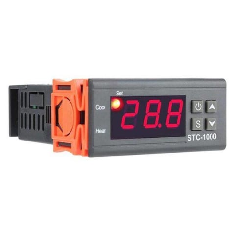 Timere-senzori - Regulator de temperatură STC-1000 cu senzor NTC, control precis pentru încălzire și răcire, 230V, LCD mare