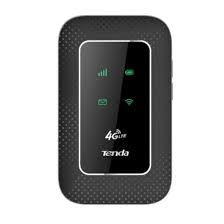 Routere - Router wireless portabil Tenda 4G180 cu 150Mbps, baterie 2100mAh, SIM micro, WiFi sigur și autonomie de până la 10h