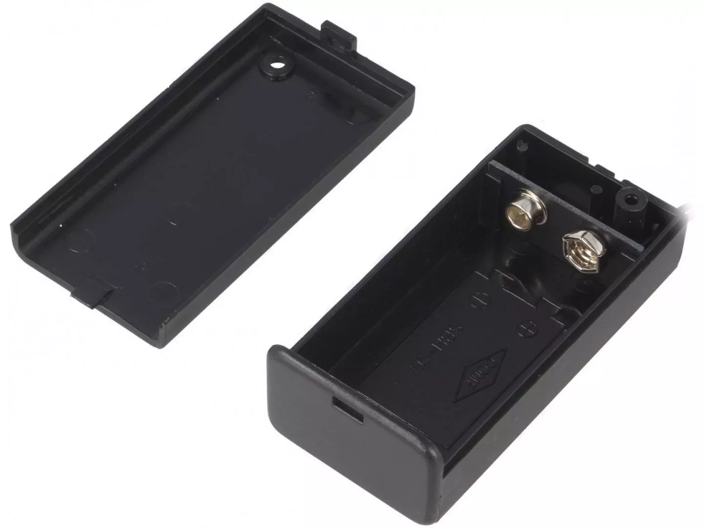 Suport baterie 9V 6F22 6LR61 cu terminal cablu 150mm Confortable Electronic CO. LTD [2]
