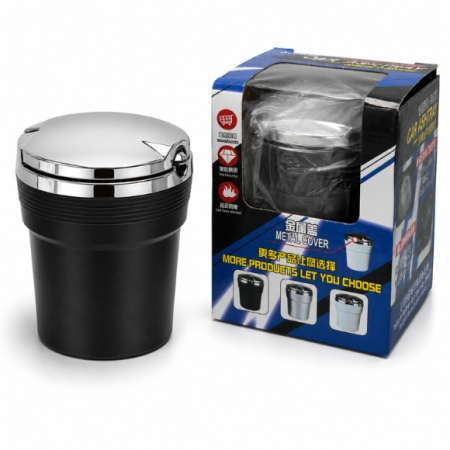 Accesorii Auto - Scrumiera auto LB-005 cu iluminare LED si capac