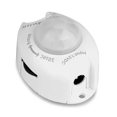 Controller banda LED - Senzor mișcare pentru bandă LED 12V 36W Detecție 2-5m Temporizare 3 sec - 6 min V-TAC – IoElectronice.ro