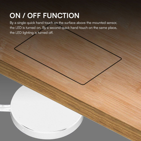 Senzor SMART TOUCH dimabil pentru banda LED - alb V-tac SKU-23465 – IoElectronice.ro [5]
