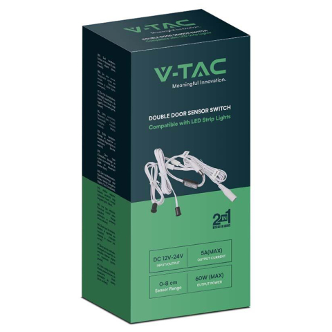 Senzori mișcare bandă LED max. 60W V-tac SKU-23457 3800170219984 – IoElectronice.ro [1]
