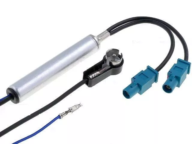 Adaptoare fakra - Separator antenă radio auto FAKRA x2 ISO 90 grade 4CarMedia, cablu adaptor pentru conexiuni radio auto