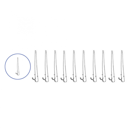 Scule mentenanta - Set 10 vârfuri rezervă pistol de lipit PP 75 nichel Home, lungime 25mm, compatibile cu diverse modele de pistoale de lipit