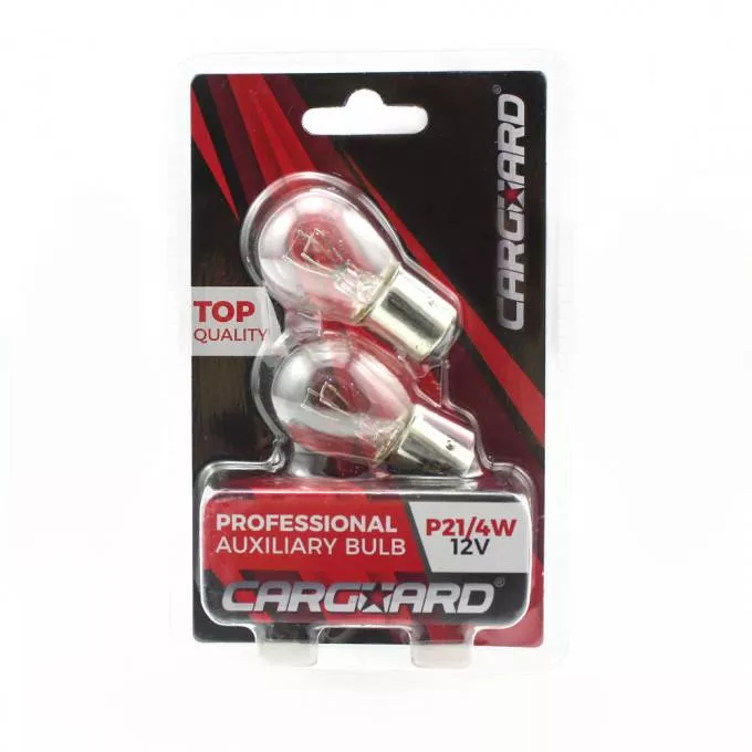 Set 2 becuri P21/4W incandescent CARGUARD 12V 4W alb cald 2700K pentru auto [1]