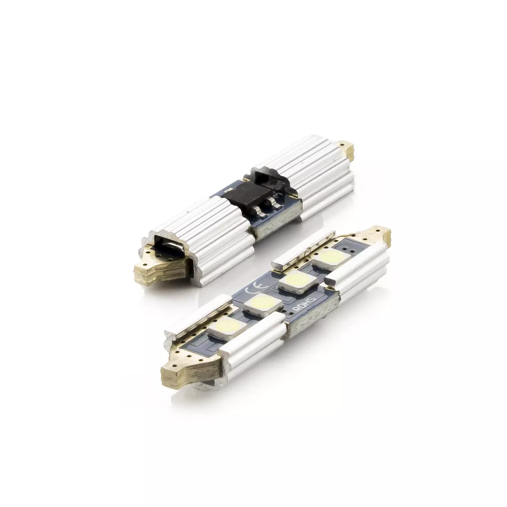 Set 2x becuri auto C5W 36mm LED alb 12V 5W 350lm Canbus Carguard pentru interior portbagaj [1]