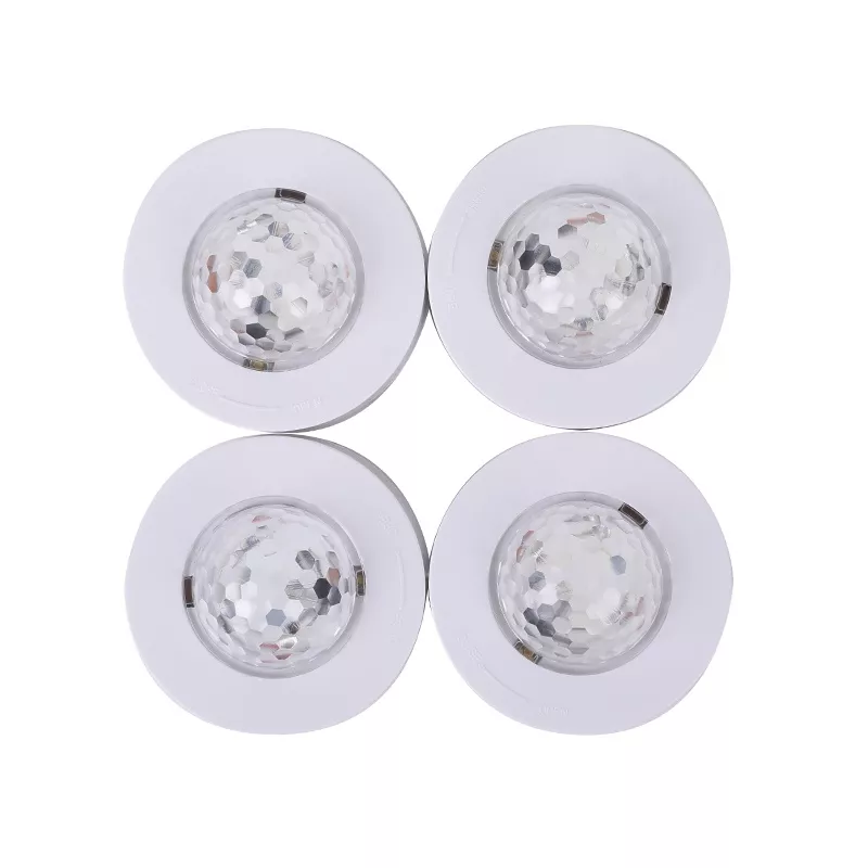 Set 4 Lămpi LED ASTRO RGB cu stroboscop și telecomandă, multicolore, brand OEM, tip LED [1]