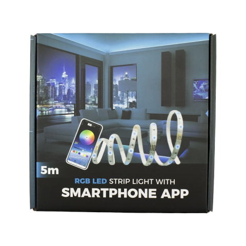 Set bandă LED 30/m SMD 5050 RGB SMART 5m IP65 7.2W/m 420lm/m 36W SunShine – IoElectronice.ro [5]
