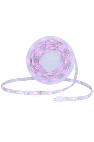 Banda LED - Set Banda LED WiFi Woox R5093 5m RGB + Alb Cald, Control Vocal Alexa & Google, IP65, Iluminare Personalizată
