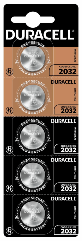 Electrice - Set baterii buton litiu Duracell CR2032 3V 5buc blister