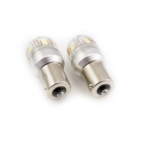 Set becuri LED P21W BA15S 12-24V 15x2835SMD 880lm alb Canbus CARGUARD 2buc [1]