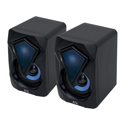 Boxe si difuzoare - Set boxe 2.0 multimedia RGB LED 2x3W USB Jack 3.5 mm Bluetooth – IoElectronice.ro