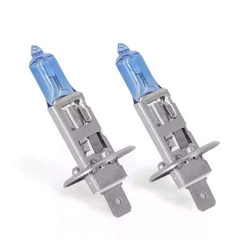 Becuri auto - Set de 2 becuri Halogen H1 55W +50% Alb Xenon 12V Carguard – IoElectronice.ro