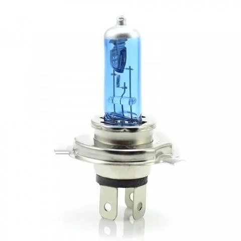 Set 2 becuri Halogen H4 55W +50% Alb Xenon 12V Carguard pentru iluminare auto eficientă [1]