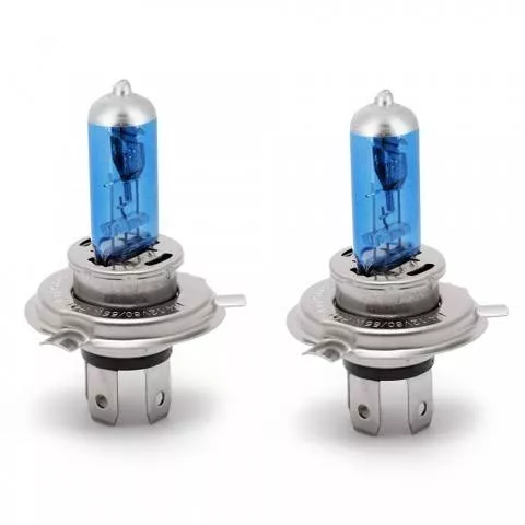 Becuri auto - Set de 2 becuri Halogen H4 55W +50% Alb Xenon 12V Carguard – IoElectronice.ro