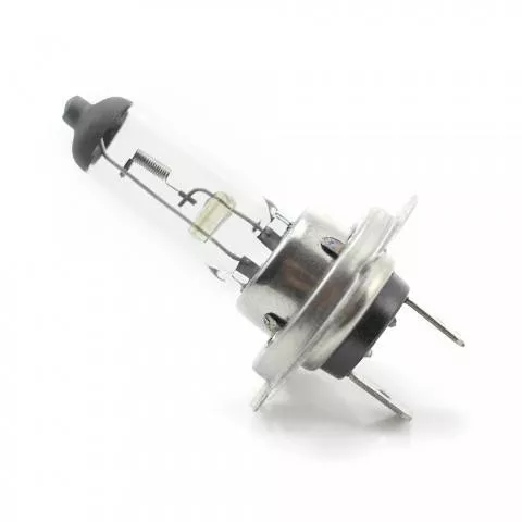 Set 2 becuri Halogen H7 55W +50% intensitate 12V Carguard, soclu H7, lumina alb caldă [1]