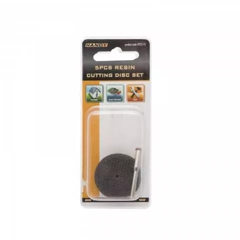 Set discuri debitare ranforsate fibră de sticlă HANDY 125mm pentru tăiere precisă și durabilitate. [1]