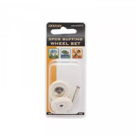 Set discuri paslă lustruit HANDY 75mm pentru mașini de șlefuit, compatibile cu diverse modele de lustruire. [1]