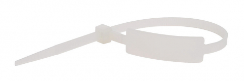 Set etichete și coliere nylon pentru cabluri 200x4.8mm, 100buc, SapiSelco Italy, organizare și identificare cabluri [1]