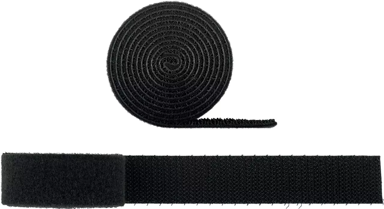 Computer-laptop - Set de gestionare fixare cabluri 1m negru Goobay
