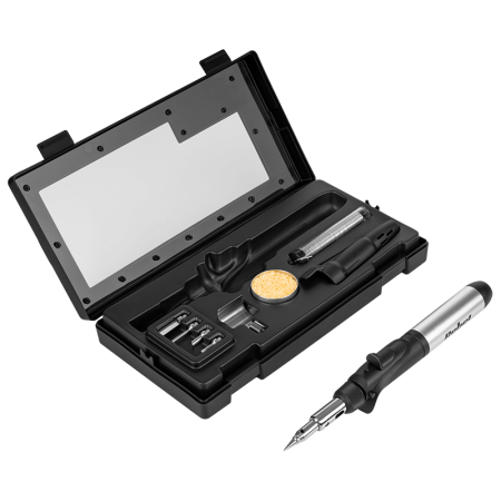 Set letcon gaz REBEL LUT0044 Negru tip letcon, lungime 1.5m, utilizare pentru lipit electronic. [1]
