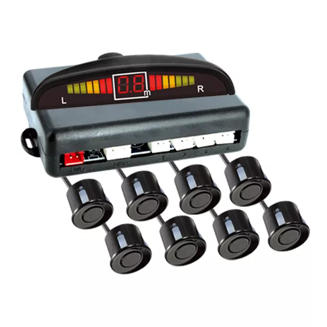 Camere auto - Set senzori de parcare față-spate cu 8 senzori CARGUARD SP005 – IoElectronice.ro