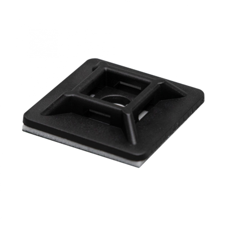 Scule mentenanta - Set suporti coliere cablu 50buc 28x28mm negru autoadeziv utilizare exterior/interior