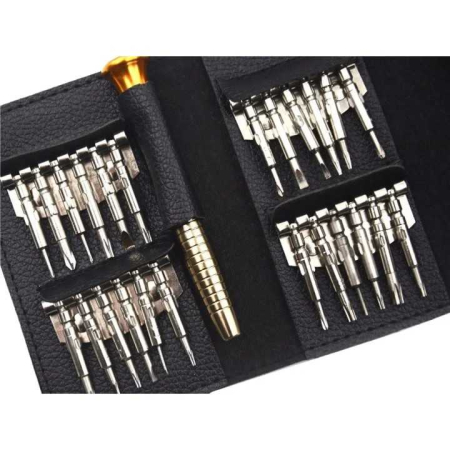 Set șurubelnițe 24buc Phillips Torx Y Triunghiular vârfuri magnetice OEM, lungime variabilă, pentru reparatii electronice [2]