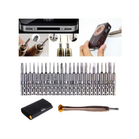 Set șurubelnițe 24buc Phillips Torx Y Triunghiular vârfuri magnetice OEM, lungime variabilă, pentru reparatii electronice [1]