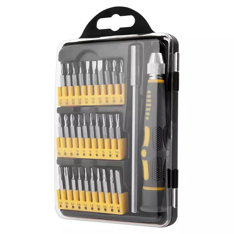 Set Surubelnite și Biti Precizie 32 Piese REBEL – Instrumente Profesionale pentru Reparații Rapide [2]