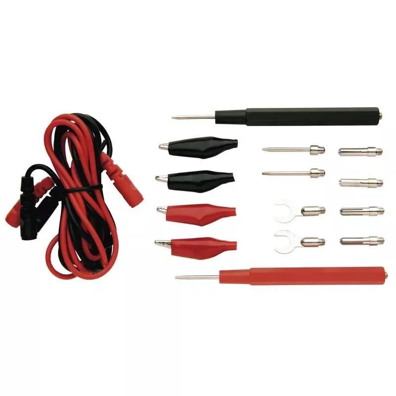 Accesorii multimetre - Set tester multimetru 0.95m negru roșu, varfuri interschimbabile, max 1A, 30V și 60V - Emos S4001N