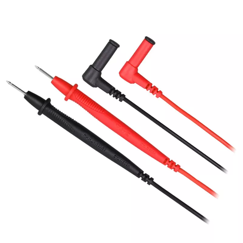 Accesorii multimetre - Set testere multimetru UT-L20 UNI-T, 600V, 10A, cablu 90cm, mufe unghi, instrumente electrice profesionale