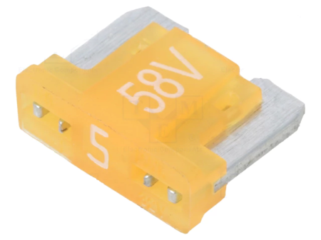Sigurante auto - Siguranță 5A 58VDC auto 11mm aliaj de staniu ESKA 341724-58V
