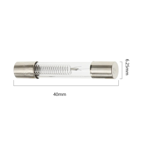 Siguranță fuzibilă sticlă 0.65A 5KV 6x40mm OEM tip sticlă, lungime 40mm, protecție electrică [2]