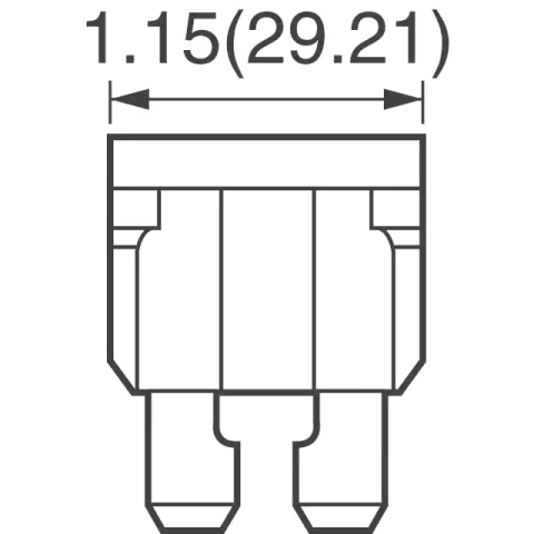 Siguranță MAXI 70A 32VDC auto 29mm LITTELFUSE 0299070.TXN pentru protecție circuit auto [1]