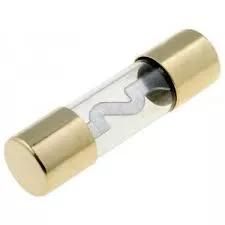 Accesorii Auto - Siguranță sticlă 20A placat cu aur 10x37mm ACV 30.3901-20 pentru protecție circuit electric