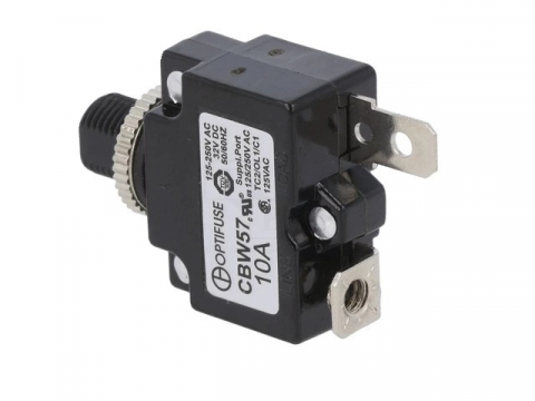 Siguranță termică OPTIFUSE 10A, Imax 1kA, 125V/250V, Dimensiuni 29.5x14.6x22.7mm, Temperatura -10°C+ [1]