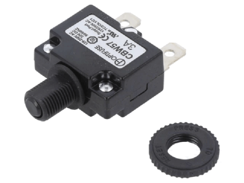 Sigurante termice - Siguranță Termică 3A Imax 1kA OPTIFUSE CBW57-ES-3A – Protecție sigură pentru circuite la 125V/250V/32VDC