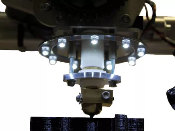 Sistem iluminare LED inel 80mm alb rece pentru printer 3D K8200 Velleman, 24 luni garanție persoane fizice [1]