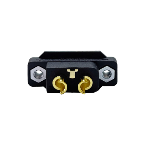 Soclu alimentare DC XT60 tata 3 pin (2+1) lipire neagră 600V AMASS XT60IE-M [1]