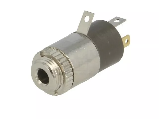Conectica - Soclu Jack 2.5 mm mama stereo 4 contacte drept lipire Lumberg 1500 01, compatibil cu diverse aplicații audio.