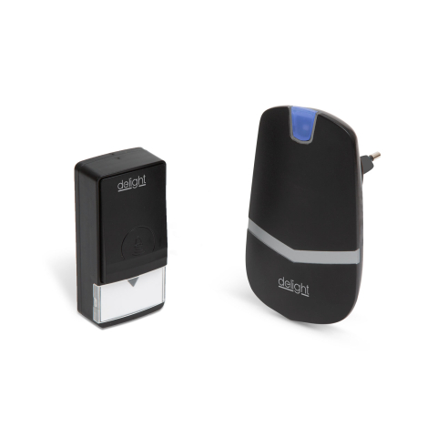 Sonerii-alarme - Sonerie digitală fără fir și fără baterie Kinetic delight 55342BK – IoElectronice.ro