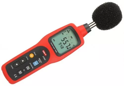 Multimetre - Sonometru UT352 UNI-T 30-130 dB, măsurare nivel sonor, display LCD, garanție 24 luni persoane fizice