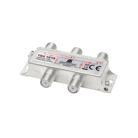 Spitter distribuitor F 4 cai HQ 5-2400Mhz Home 4 x F mama conectori pentru semnal TV [1]