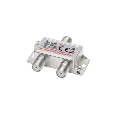Splitter distribuitor F 2 cai 5-2400MHz Home 2 x F mama, conector F, pentru semnal TV de calitate. [1]