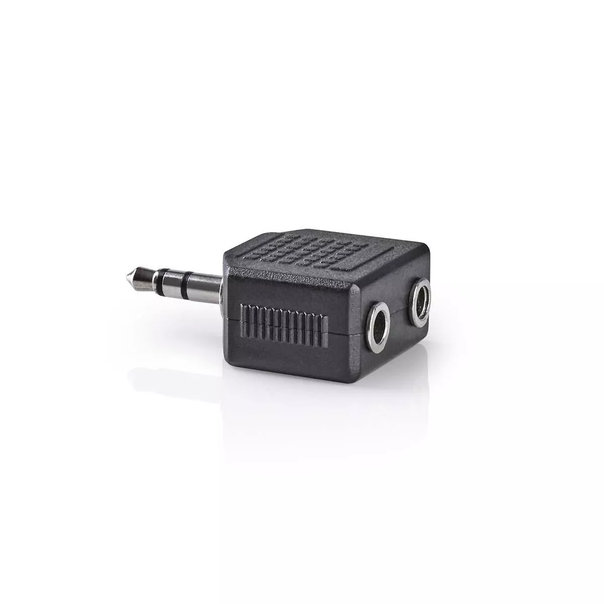 Adaptoare Jack - Splitter Jack audio 3.5 mm tata - 2x 3.5 mm mama negru Nedis – IoElectronice.ro