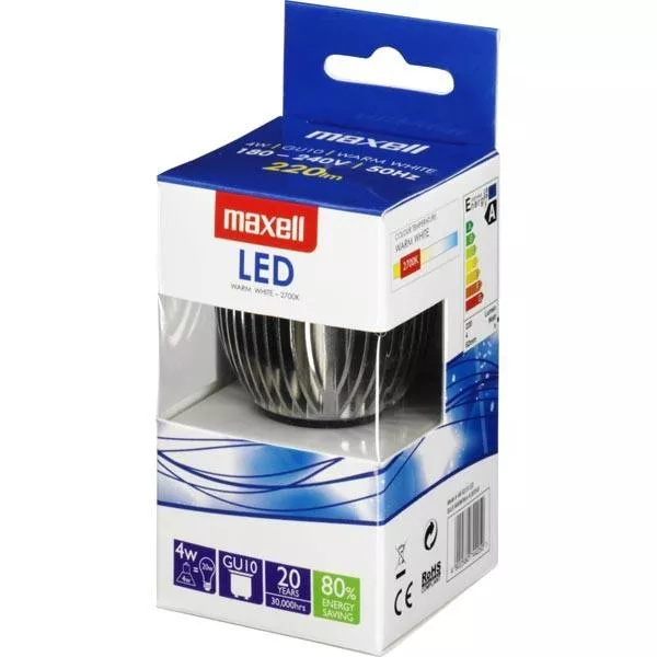 Spot cu LED GU10 4W lumina rece 230V Maxell – IoElectronice.ro [1]